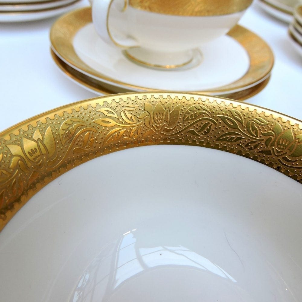 Wedgwood China Set for 12 Pattern "Ascot"