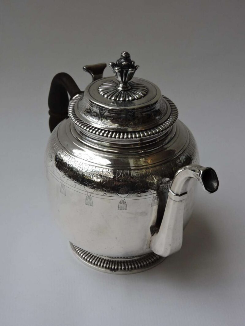 French Silver Teapot with 18th Century Hallmarks (most likely dated ...