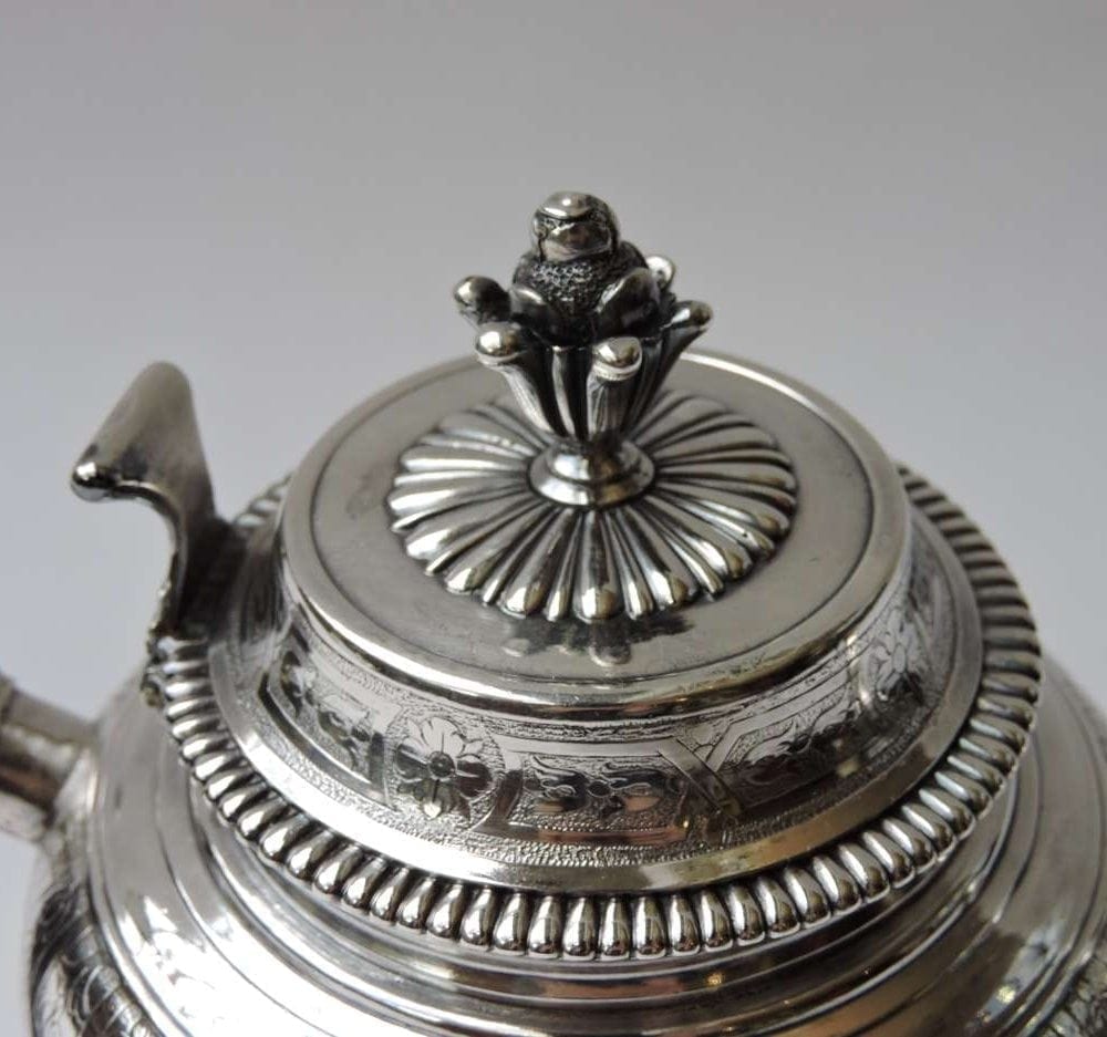 French Silver Teapot with 18th Century Hallmarks (most likely dated ...