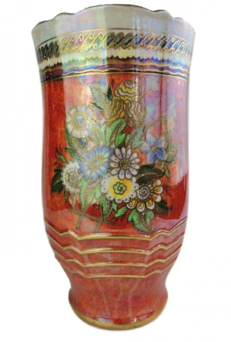 Large Royal Winton Grimwades Lustre Vase Circa 1930 Bernardis