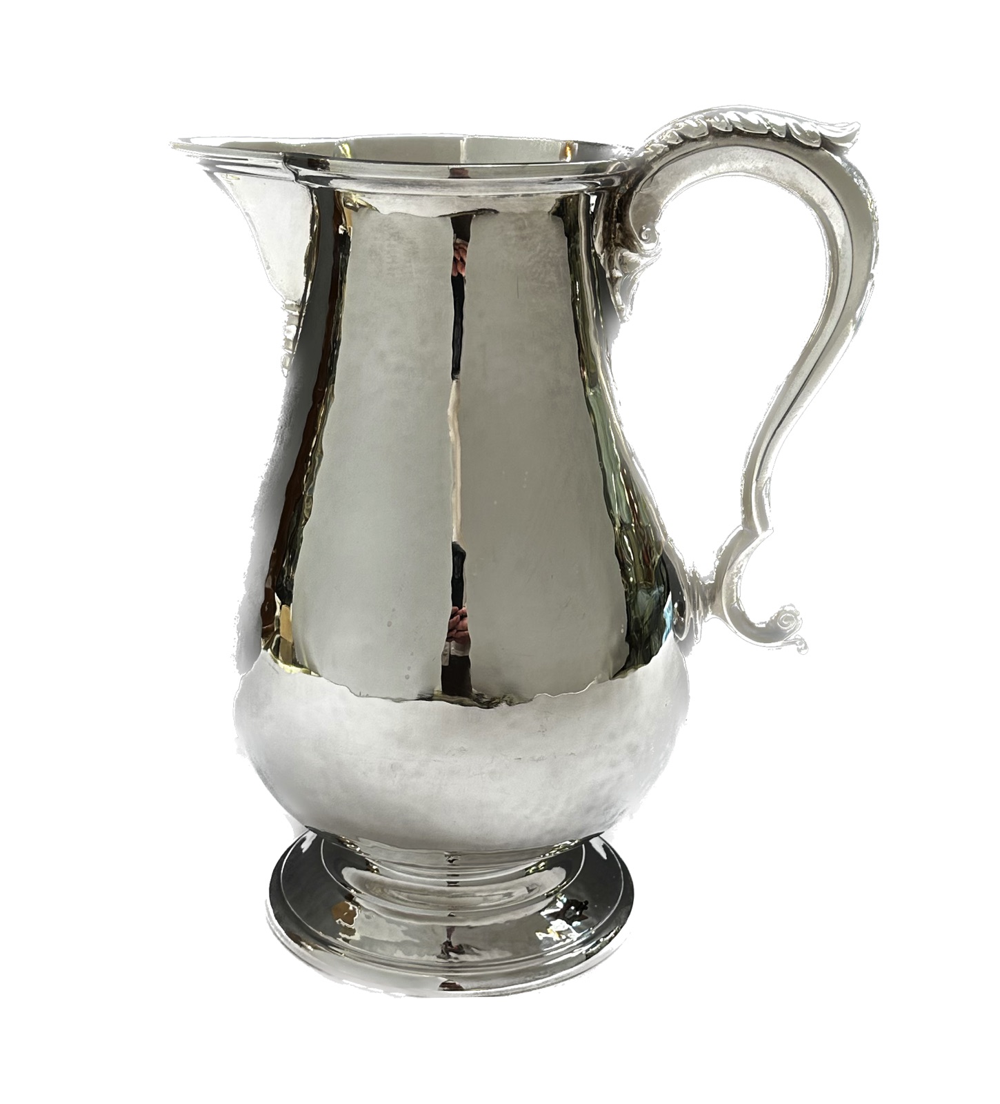Antique Ornate Brass and Silver Pitcher Metal Jug -  Canada