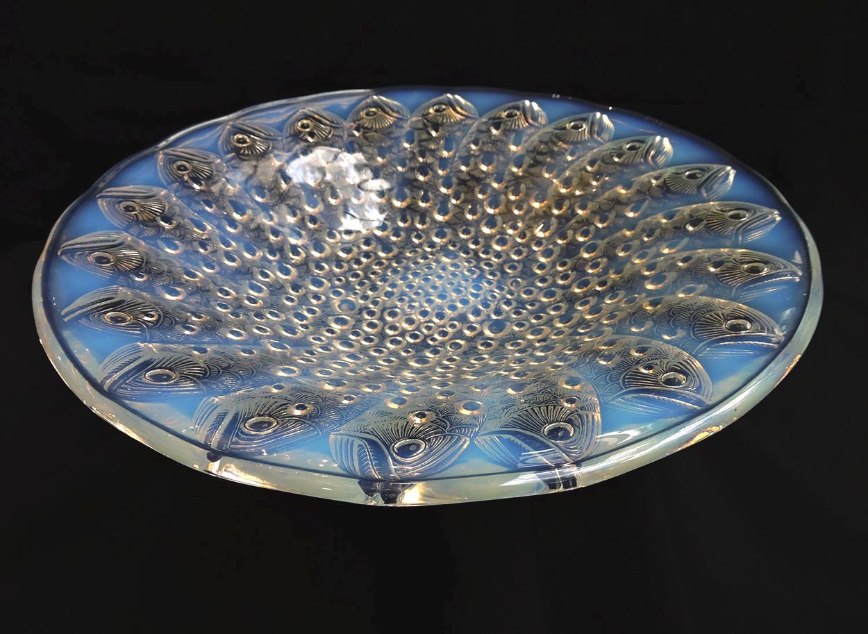 R. LALIQUE - pre 1945 - 14 inch Shallow Charger / Bowl - 