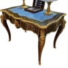 19th century French Boulle style brass inlaid Writing table with high quality gilt bronze doré mounts