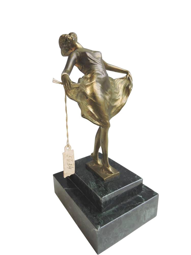 Bruno Zach art deco small bronze figure