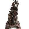 chinese boxwood figure of shou lao