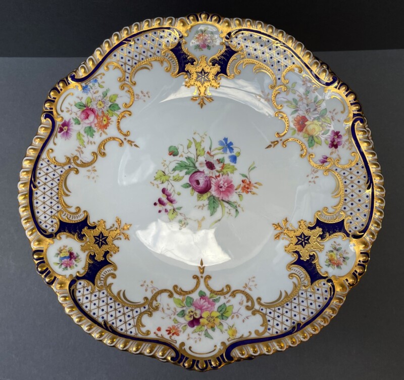 coalport scalloped plates