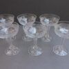 art deco crystal champagne coups