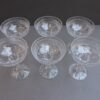 art deco crystal champagne coups