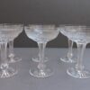 art deco crystal champagne coups