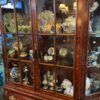 Dutch marquetry cabinet close up