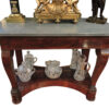 French Empire mahogany console table