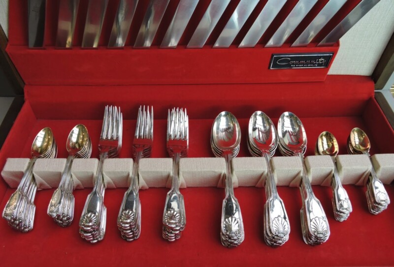 elkington & co fiddle thread and shell set