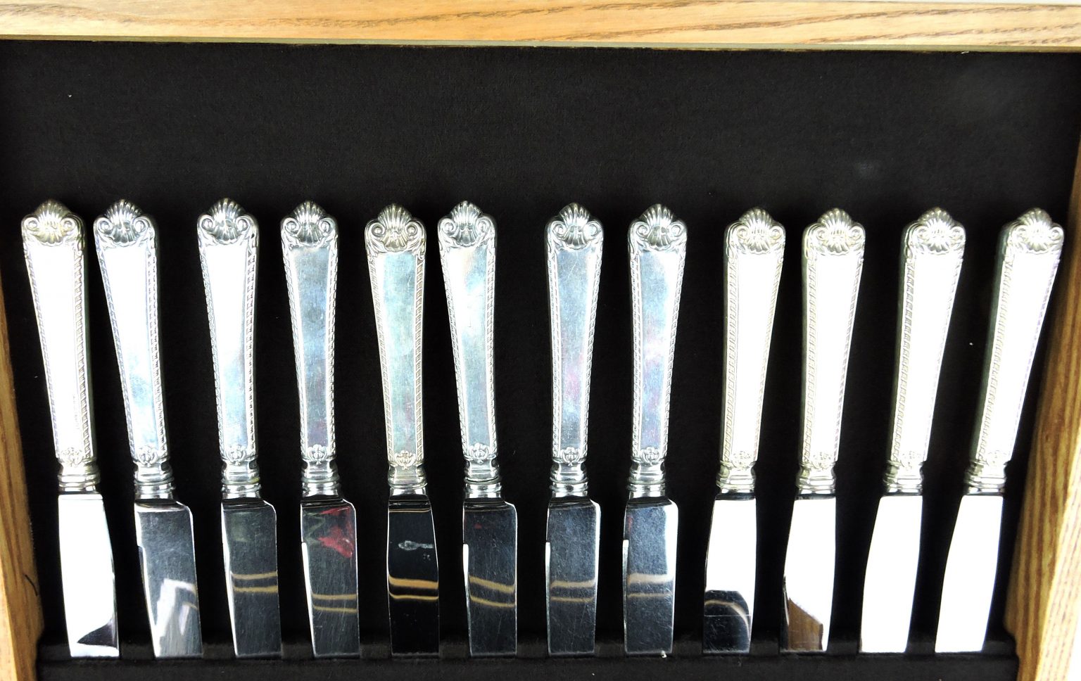 Birks Sterling Silver Flatware Set - Luncheon Set For 12 - 'George II ...