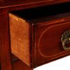 close up of georgian small sideboard with satinwood inlay