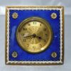 guilloche enamel small clock
