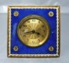 guilloche enamel small clock