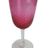 cranberry victorian glass cordial