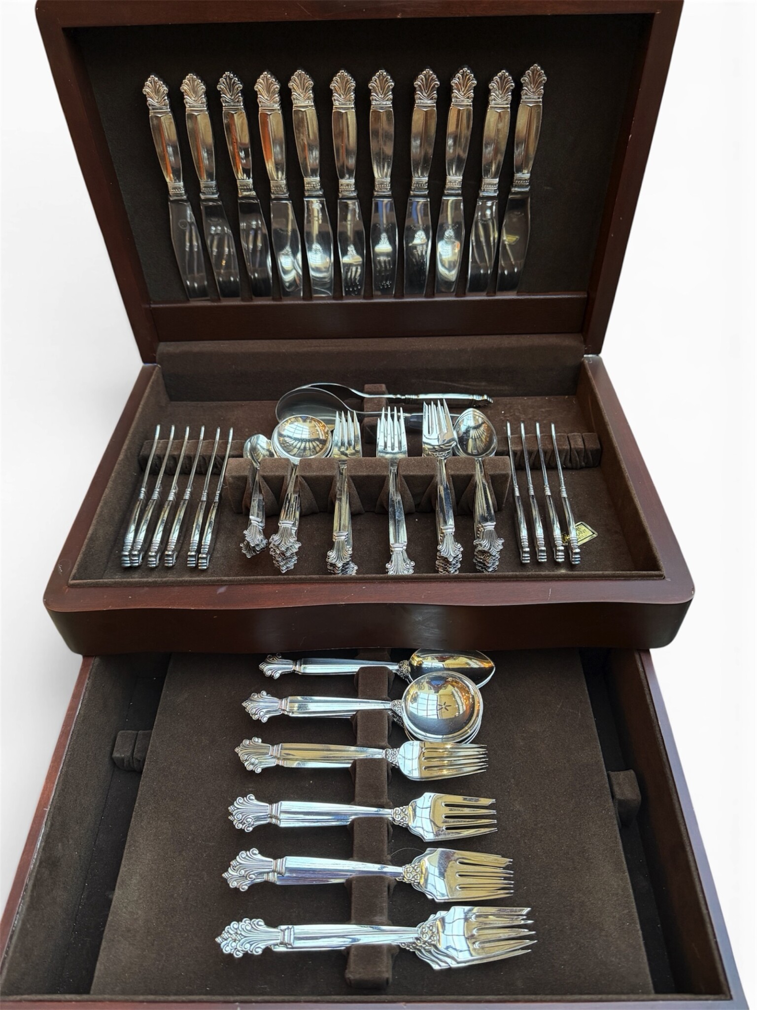 Sterling Silver Flatware Sets Toronto Birks Sterling, Wallace