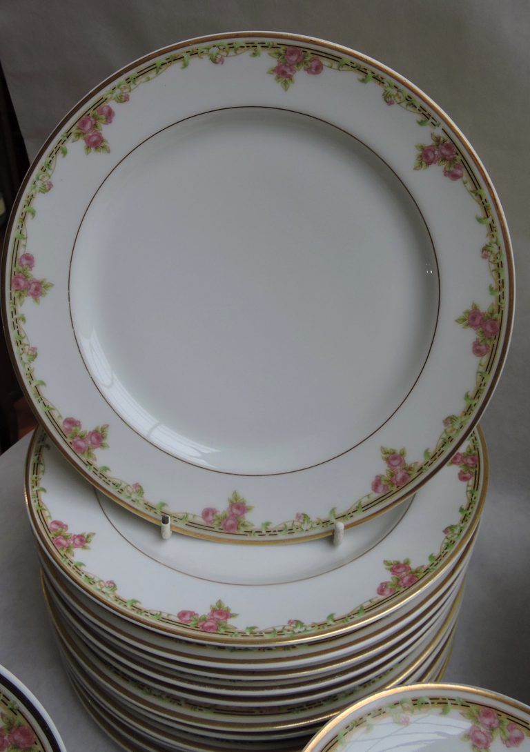 Set of 12 Elite Works Limoges France Dishes plus 3 Serving Pieces ...