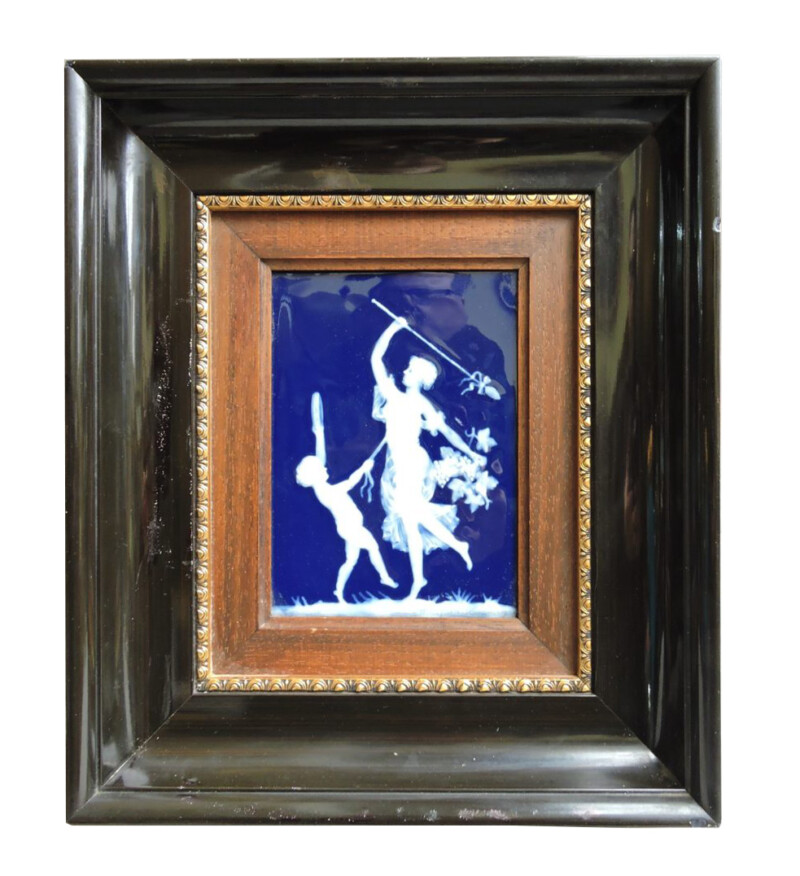 limogesporcelainplaquewomanandchildframed-03-scaled