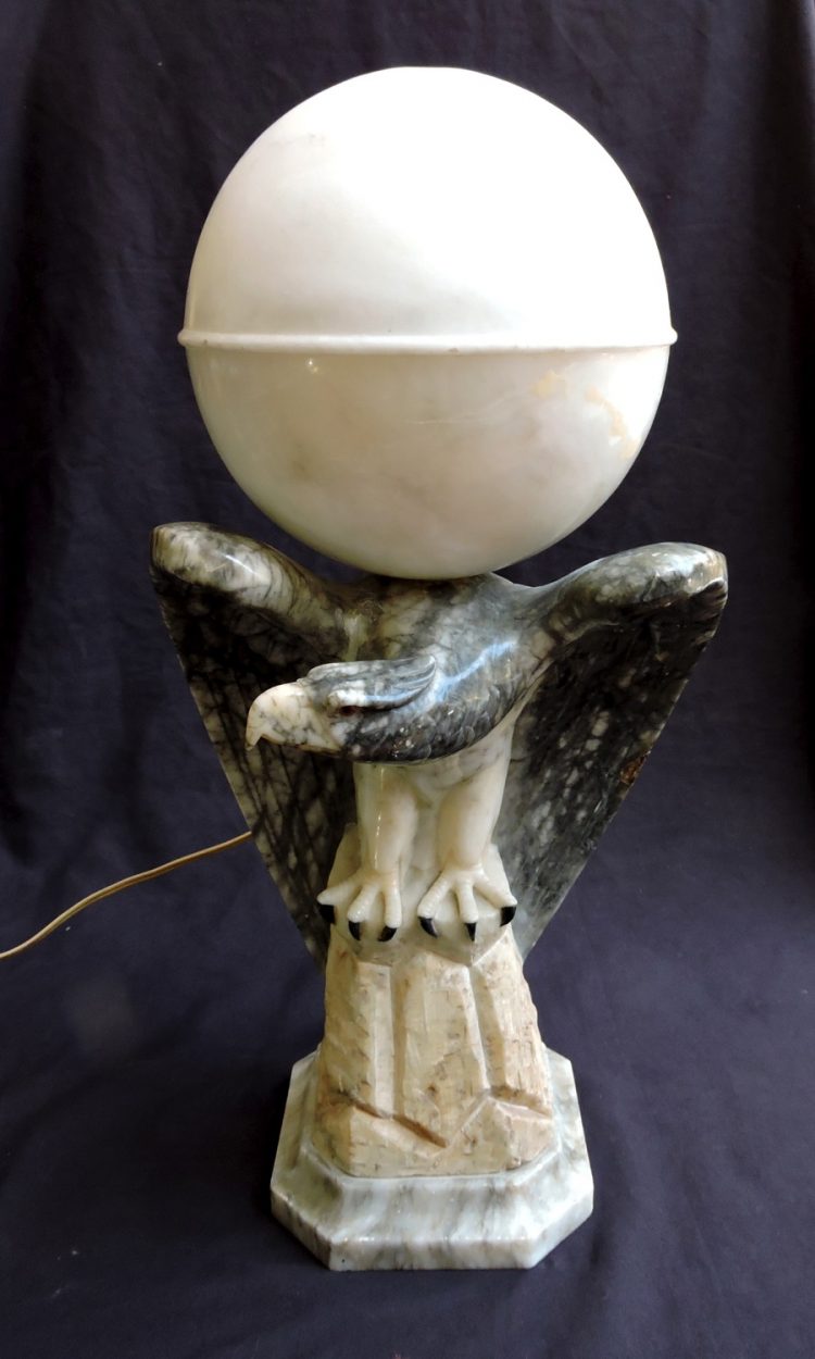 marble eagle lamp