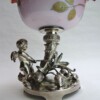 a cherub silver plated centrepiece