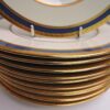 stack of Minton dinner plates