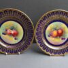 paragon fruit plates signed J Martin