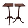 mahogany wine tables - pair