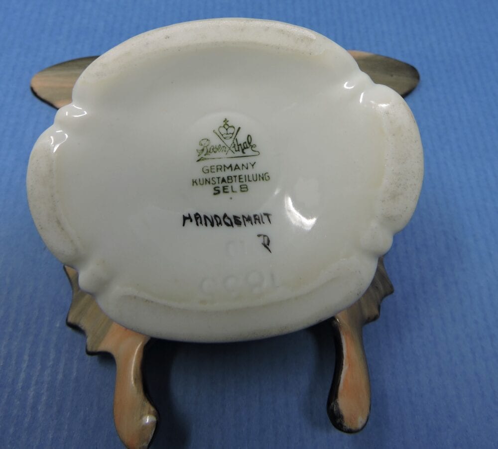 HandPainted Rosenthal Germany Porcelain Figurine of a Butterfly