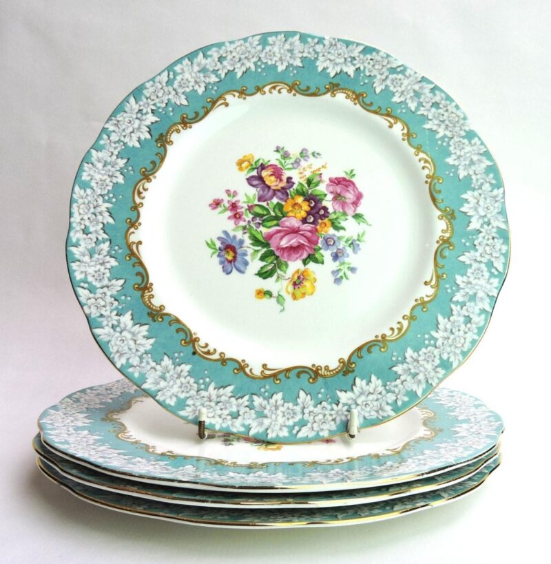 Royal Albert Bone China Set Of 4 Dinner Plates - 