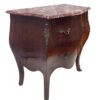 Inlaid Marble top commode Louis XV style