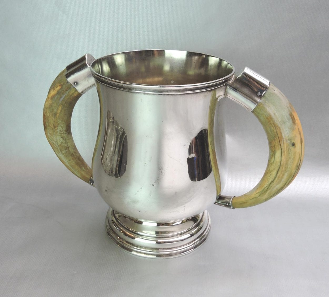 English sterling trophy vase loving cup