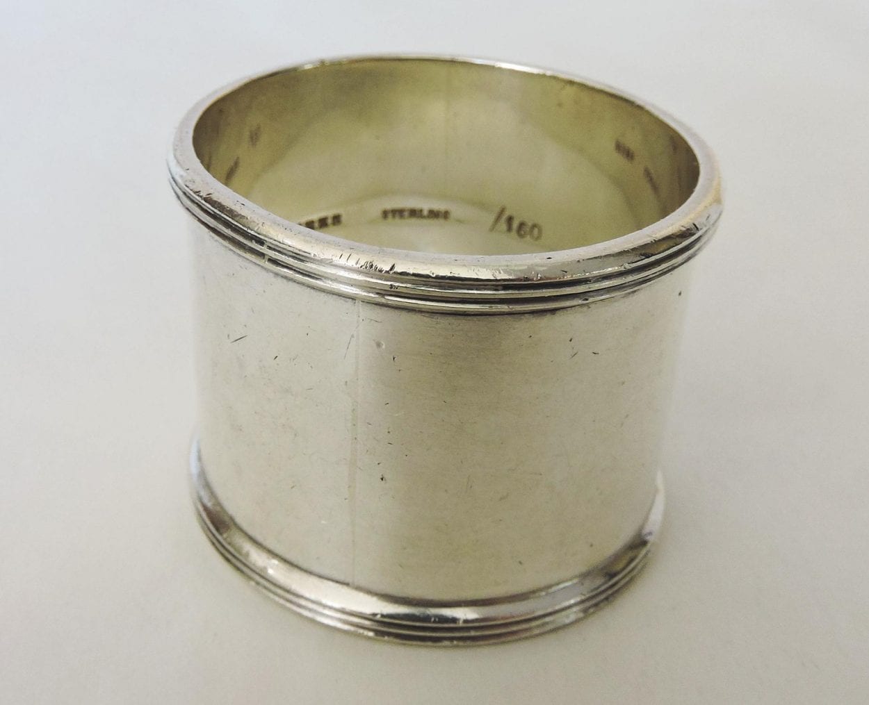 Birks Sterling Silver Napkin Ring - circa 1915 - 70 grams