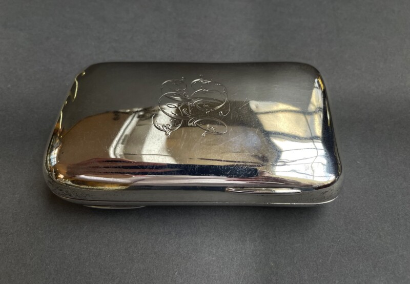 English Hallmarked Sterling Silver Hinged Soap Dish - London England ...