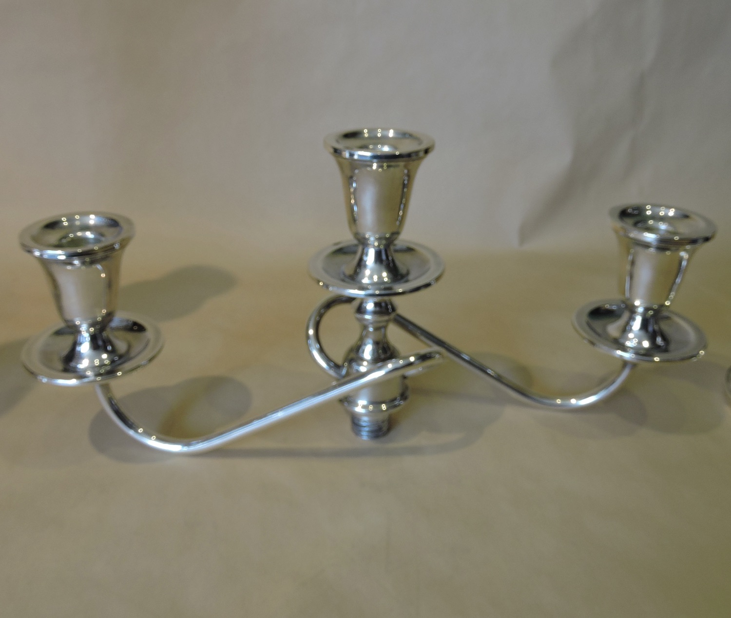 Pair of Towle USA Sterling Silver 3 Branch Candelabra - Converts to ...