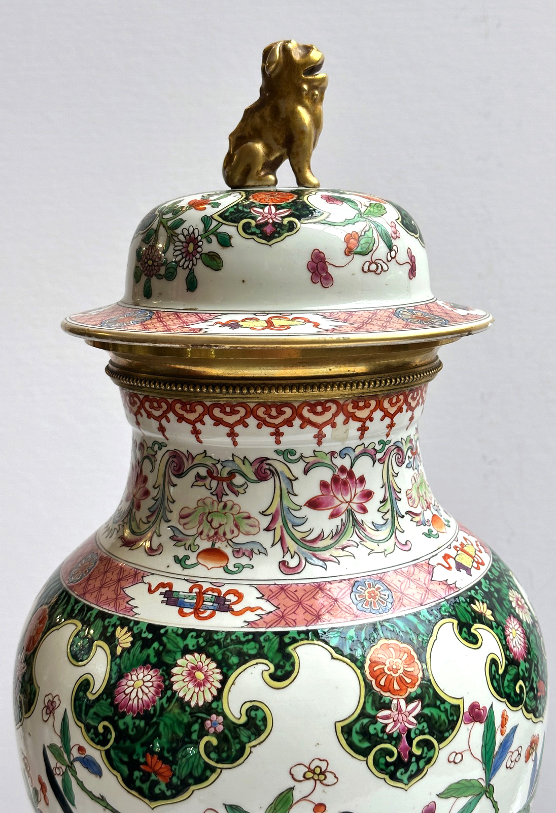 Antique Porcelain Ginger Jar - The Paris Market