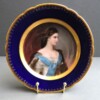 viennaplate-elisabeth-003 Franz Xaver Thallmaier Munich hand painted Queen Elisabeth of Hungary portrait plate