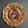 Painting of two children by Vogel - Royal Vienna style plate