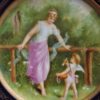 Vienna style plate Woman & cupid